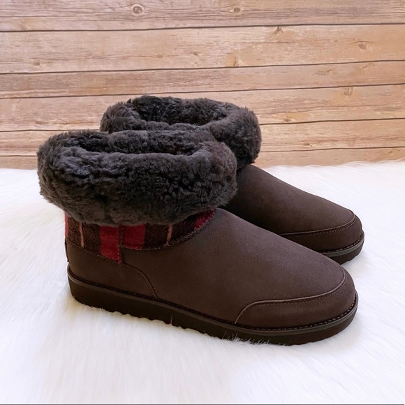 UGG Men’s Classic Mini Phillip Lim Flannel Check Boots - Picture 2 of 10